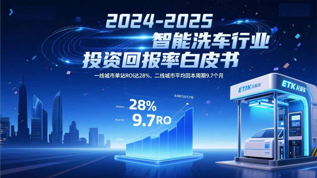 智能洗车投资回报分析图表