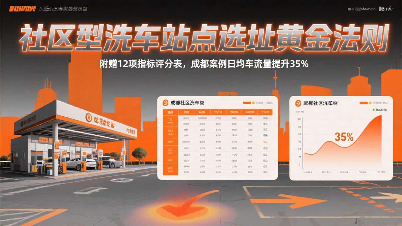 社区洗车站点实景